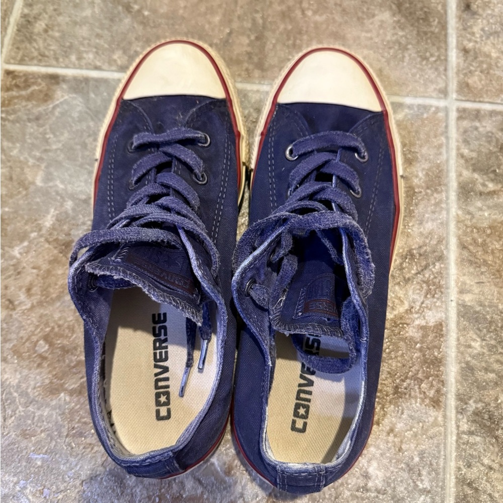 Converse Blue Canvas Sneakers vintage